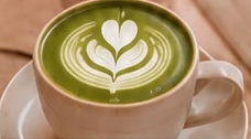 Matcha Latte from Becca's Cafe